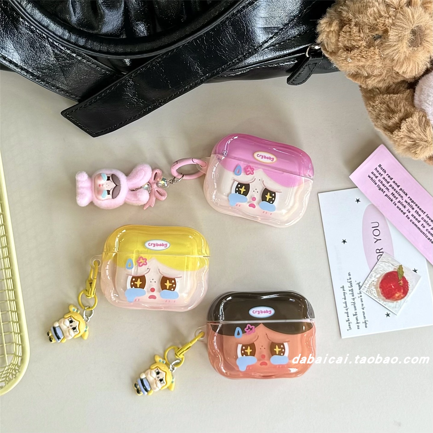 airpods4耳机套卡通哭泣表情