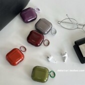 2代软pro新款 高级感复古透色字母适用airpods pro3耳机套4代无线蓝牙苹果airpods1 3代pro2防摔保护套韩系ins