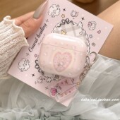 2防摔 3代苹果无线蓝牙三代airpods1 ins韩系爱心兔子猫咪适用airpods4耳机套pro3 二代airpodspro2保护套新款