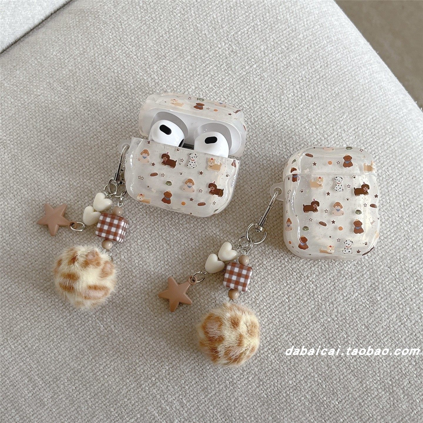 ins星星斑点腊肠狗适用airpodspro3保护套4代新款二代airpodspro2耳机套3代苹果无线蓝牙耳机壳三代airpods2,3C数码配件,耳机保护套,淘宝优惠券,粉丝福利购,淘宝优惠卷