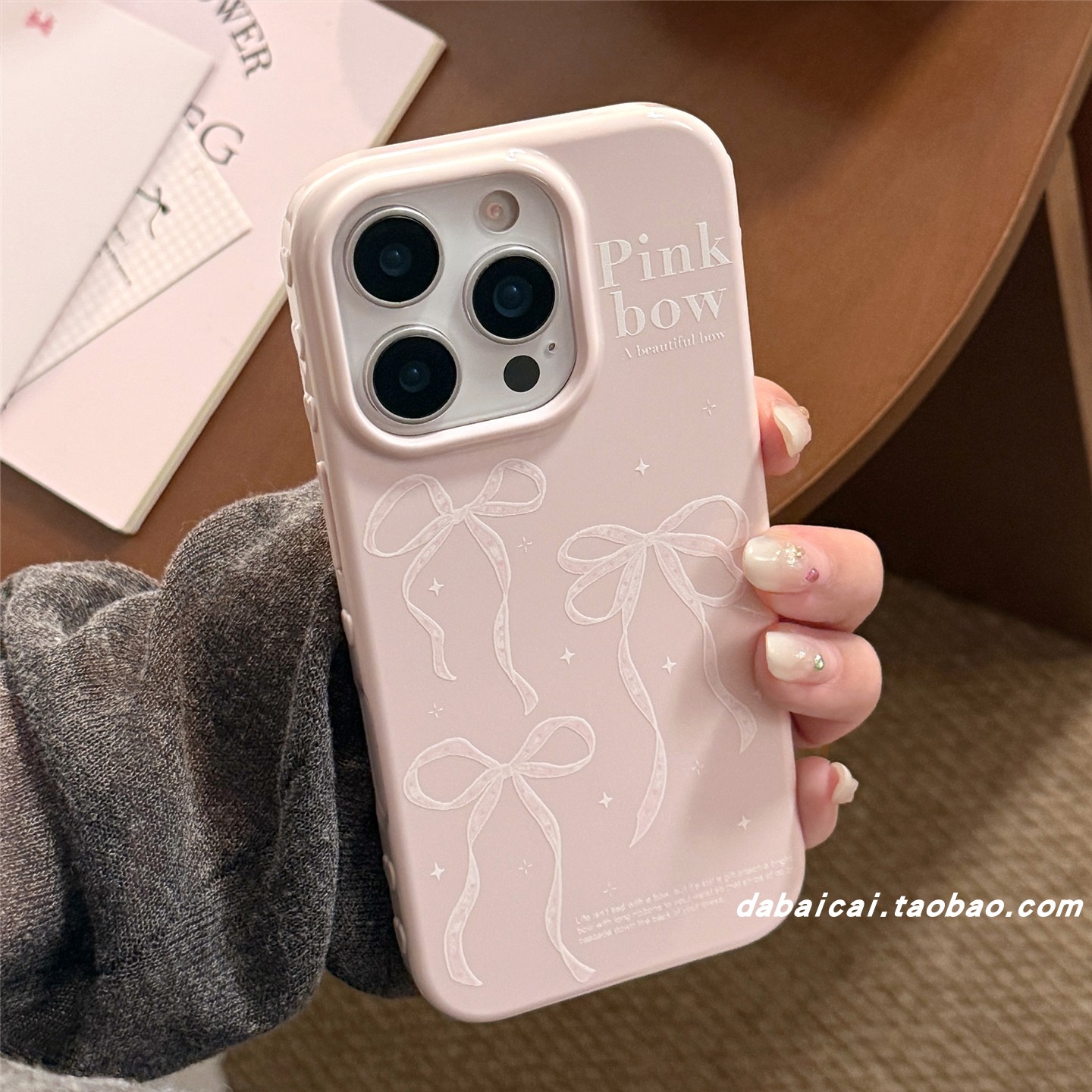 ins风星星蝴蝶结字母适用苹果16手机壳iphone15promax新款14少女心13全包防摔16pro网红14pro创意韩系小清新