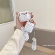 ins韩系蓝色小碎花适用airpods 4代防摔保护套女可爱 pro2耳机套pro3无线蓝牙苹果airpods1 2代软壳pro新款
