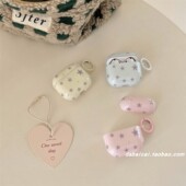ins韩系波点星星适用airpods 4代防摔保护套女高级感 pro2耳机套pro3无线蓝牙苹果airpods1 2代软壳pro新款