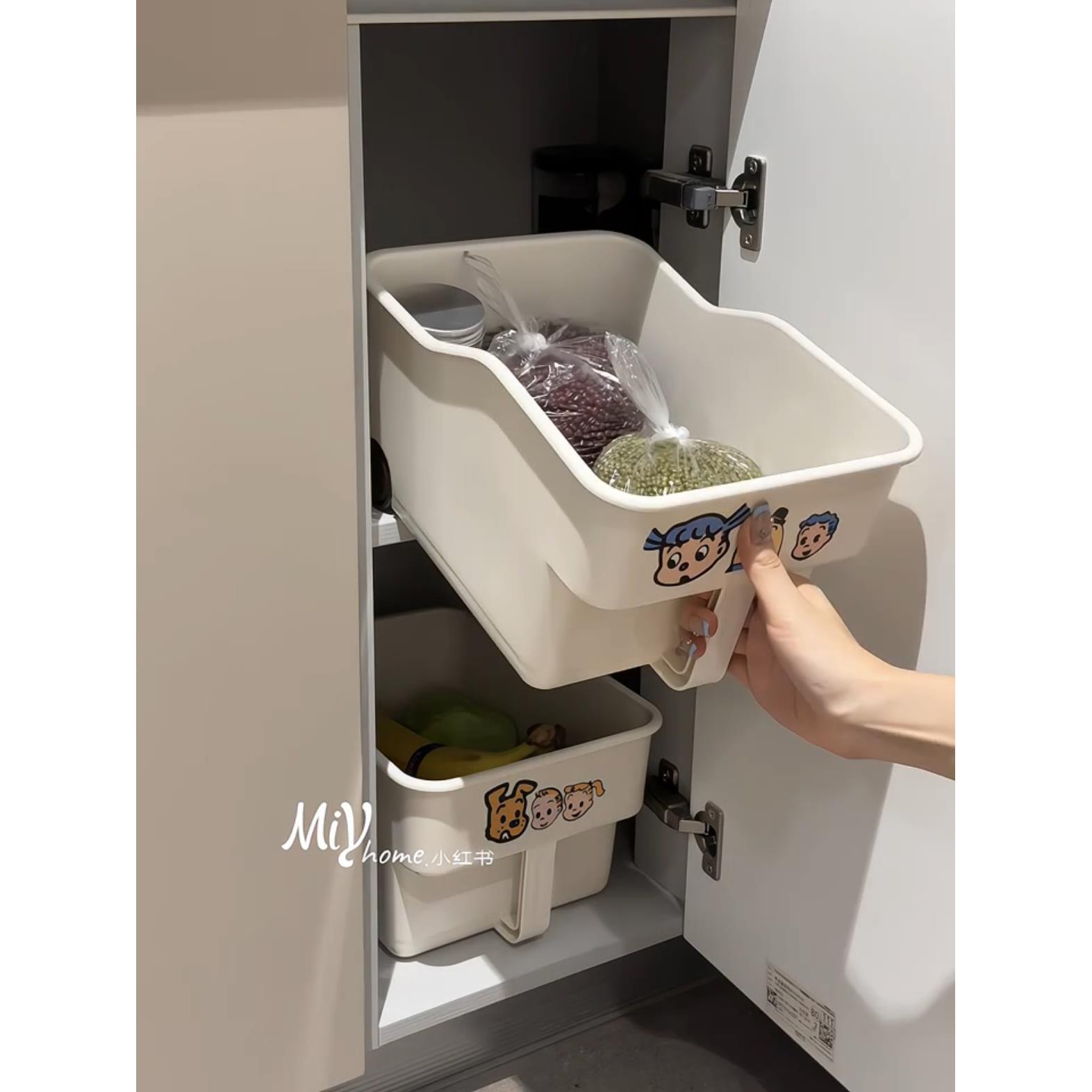 采购产品厨房橱柜滑轮,谷物,蔬菜和水果储存箱,家居用品和杂项