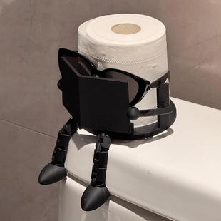 3D打印卷纸架卫生间卫生纸置物架厕所家用免打孔桌面创意收纳摆件