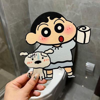 马桶贴纸除臭贴马桶盖贴画装饰厕所创意可爱浴室防水香香贴卫生间