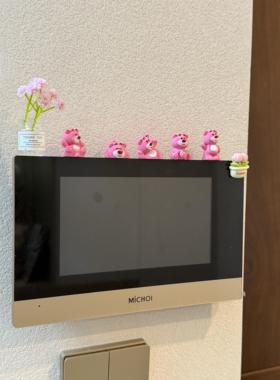 新家的100个快递 | 草莓熊可视门铃装饰摆件入户玄关客厅家居好物