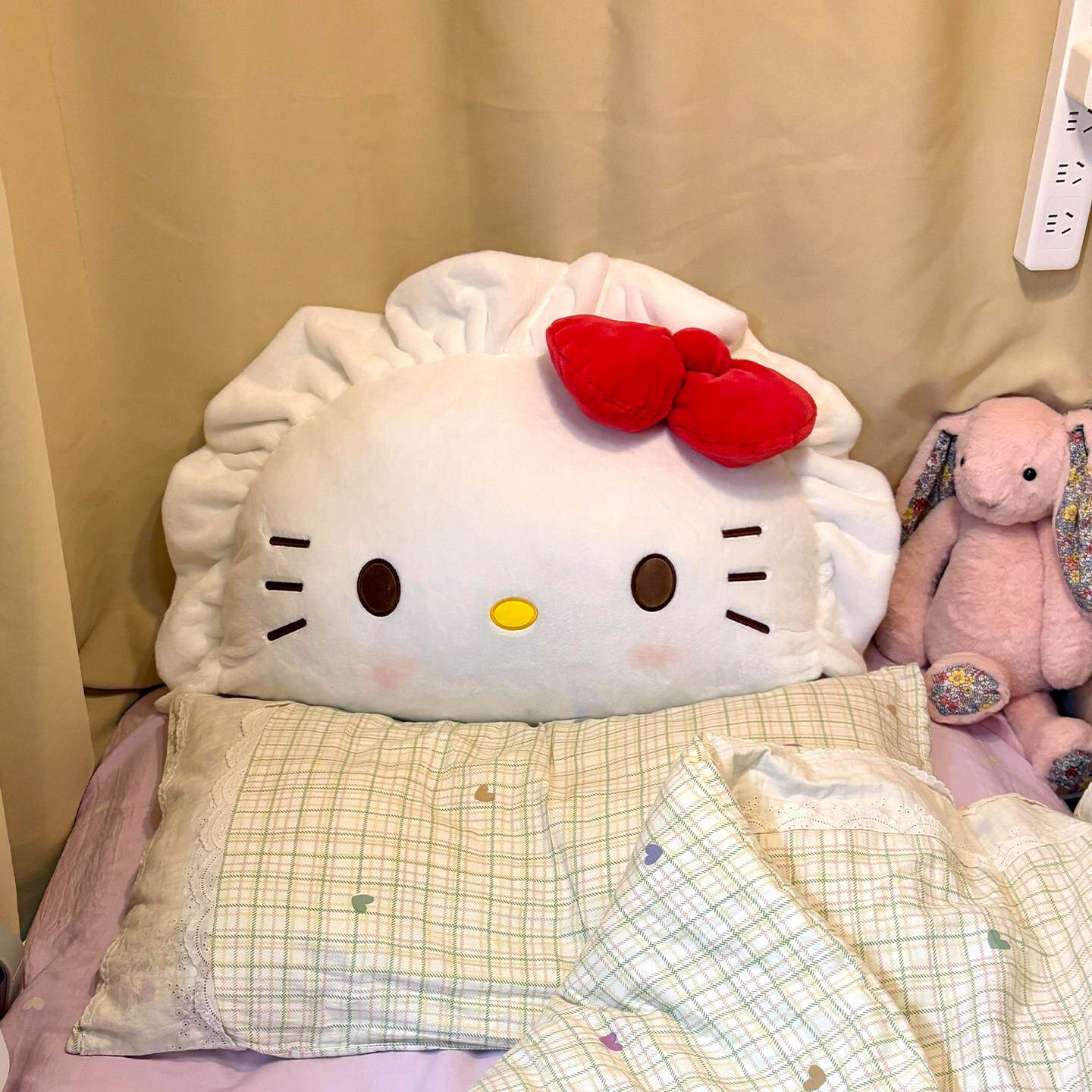 饺子靠枕宿舍床头腰部支撑靠垫单人床靠背沙发软抱枕可爱2026新款