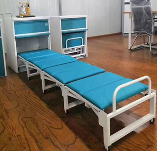 医院陪护床医院陪护桌床钢制折叠椅加宽午休椅桌家属床矮柜钢制柜