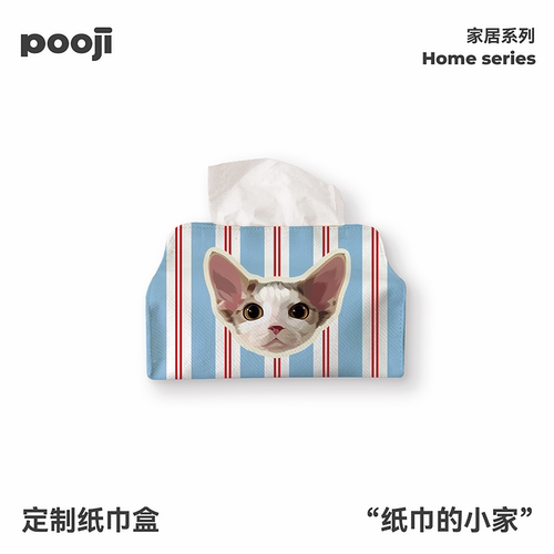 POOJI宠物定制纸巾盒来图DIY礼物