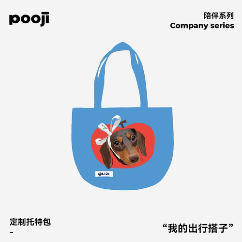 POOJI宠物定制托特来图DIY礼物