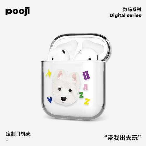 POOJI宠物定制耳机壳来图DIY礼物