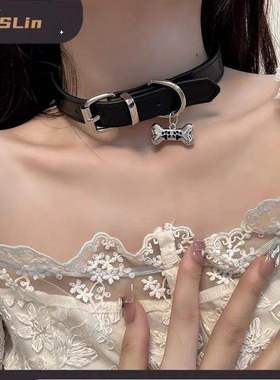 合金亚文化饰品yk项链女狗项链