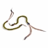 猫玩具逗猫棒替换头带羽毛绿毛虫仿真毛毛虫小虫子猫咪自嗨解闷