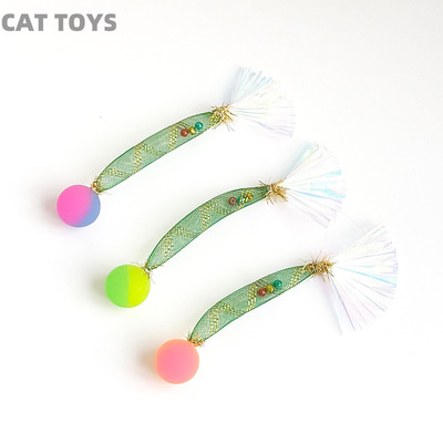 猫咪玩具响纸弹力球自嗨逗猫解闷神器自己玩消耗体力逗猫球形玩具
