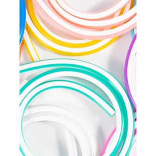 8*10mm硅胶条 导光条 霓虹灯造型 三代分体试 发光字导光条