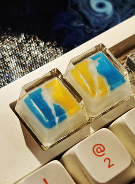 csgo游戏立体图标个性客制化机透光械键盘树脂键帽go学长cs2周边