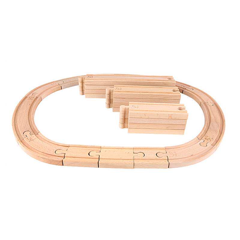 HAPE TRAIN UNIVERSAL ACCESSORIES BASE TRACK EXPANSION PACK WOODEN KIDS EDUCATIONAL BABY TOYS 2-3-4 YEARS OLD 6