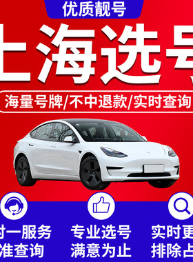 上海市沪a自编车牌选号新能源汽车号码库12123新车号码牌照