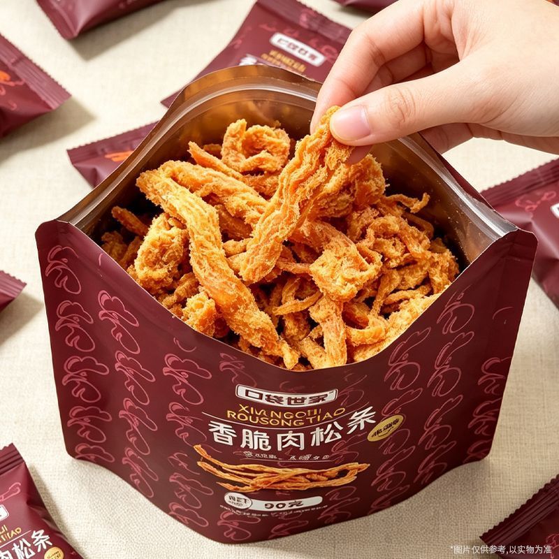 酥脆鸡肉松条90g香酥肉条鸡肉薯条酥香脆非油炸