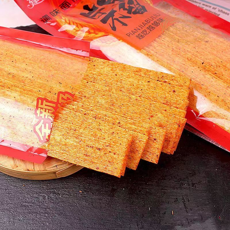 建湘哥片甲不留大包辣片硬质辣条香辣小吃8090后童年回忆校园食品