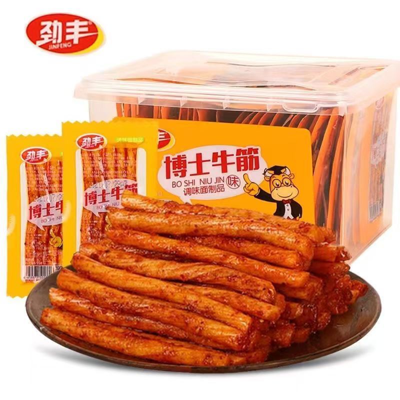 博士牛筋休闲零食辣条面筋麻辣小吃童年儿时怀旧解馋