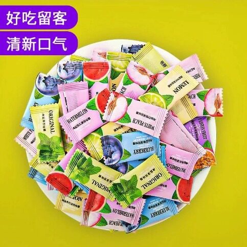 维C海盐无糖薄荷糖含片清新