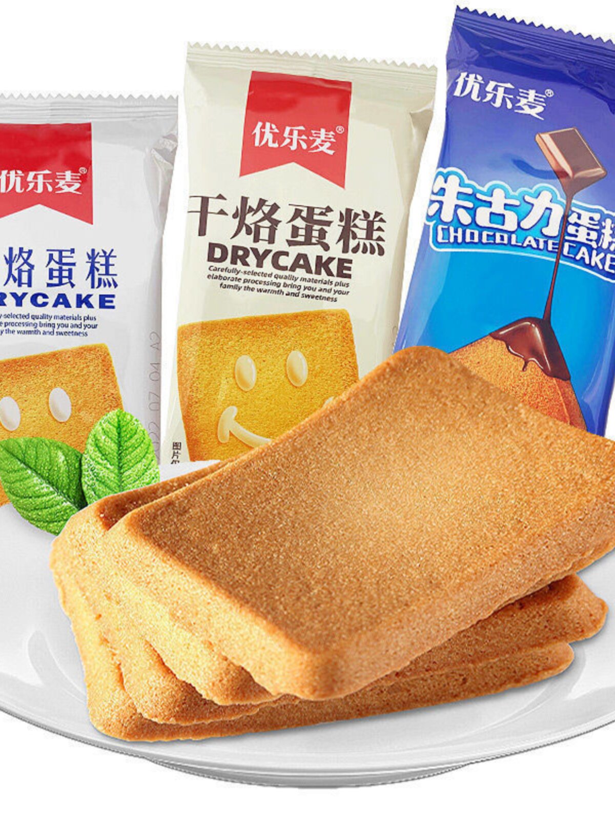 优乐麦干烙蛋糕早餐干酪饼干
