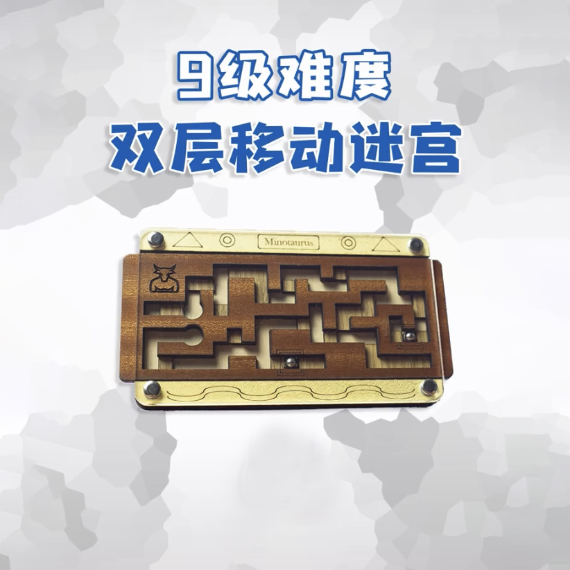抖音网红同款双城迷宫难度益智