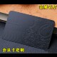 高端不锈钢哑黑镂空金属卡片贵宾储值拉丝磨砂会员铝卡定制作