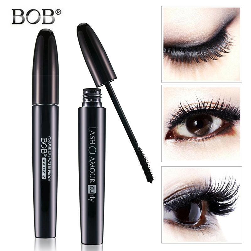 BOB黑魔法激密睫毛膏浓密卷翘持久不晕染防水纤长睫毛膏批发