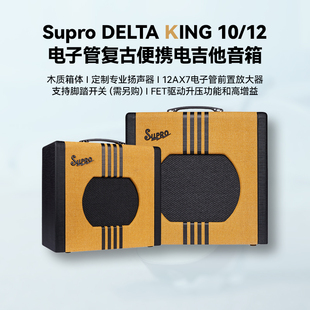 Supro DELTA KING 12寸电吉他音箱复古电子管便携音响演出练习