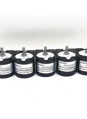 ZHENG/A60KTYZ/马达/-K7011/7014同步齿轮减速电动机220V/14w交流