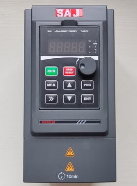 SAJ三晶变频器VM1000B-2S1R5GB单相220v调速VM600G-4T2R2三相380V