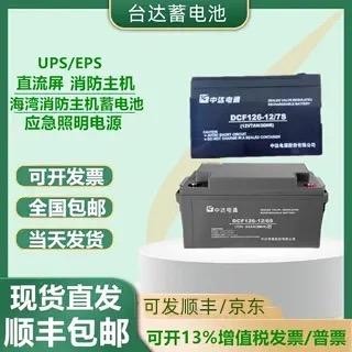 中达电通蓄电池DCF126-100台达蓄电池12V24AH 38 65 80 200消防