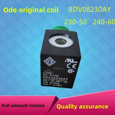原装意大利Ode电磁阀线圈Bdv08230Ay 230V-50Hz 240V-60Hz 16Va