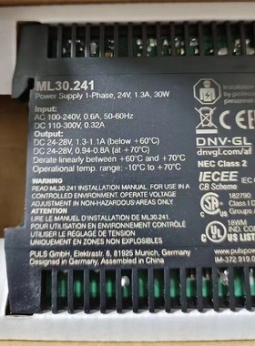 普尔世电源ML15.051.121.241 ML30.100.101.102.106.241 ML60.241