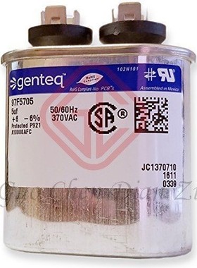 97F5705 全新原装现货 电容器 5uf 370VAC 50/60HZ Genteq