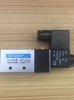 4V210-08电磁阀NMPC宁茂气动VALVE亚德客型AC220V DC24V二位五通
