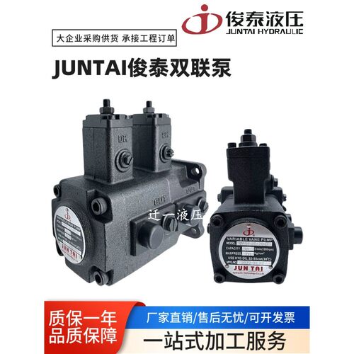 JUNTAI俊泰VP-DF/SF-20/20-D 15/15 30/30 40/40-D ABC双联叶片泵