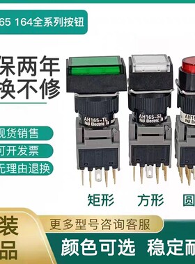 原装带灯按钮开关AH164 AH165-TL SL L5 E3 G R W11E3