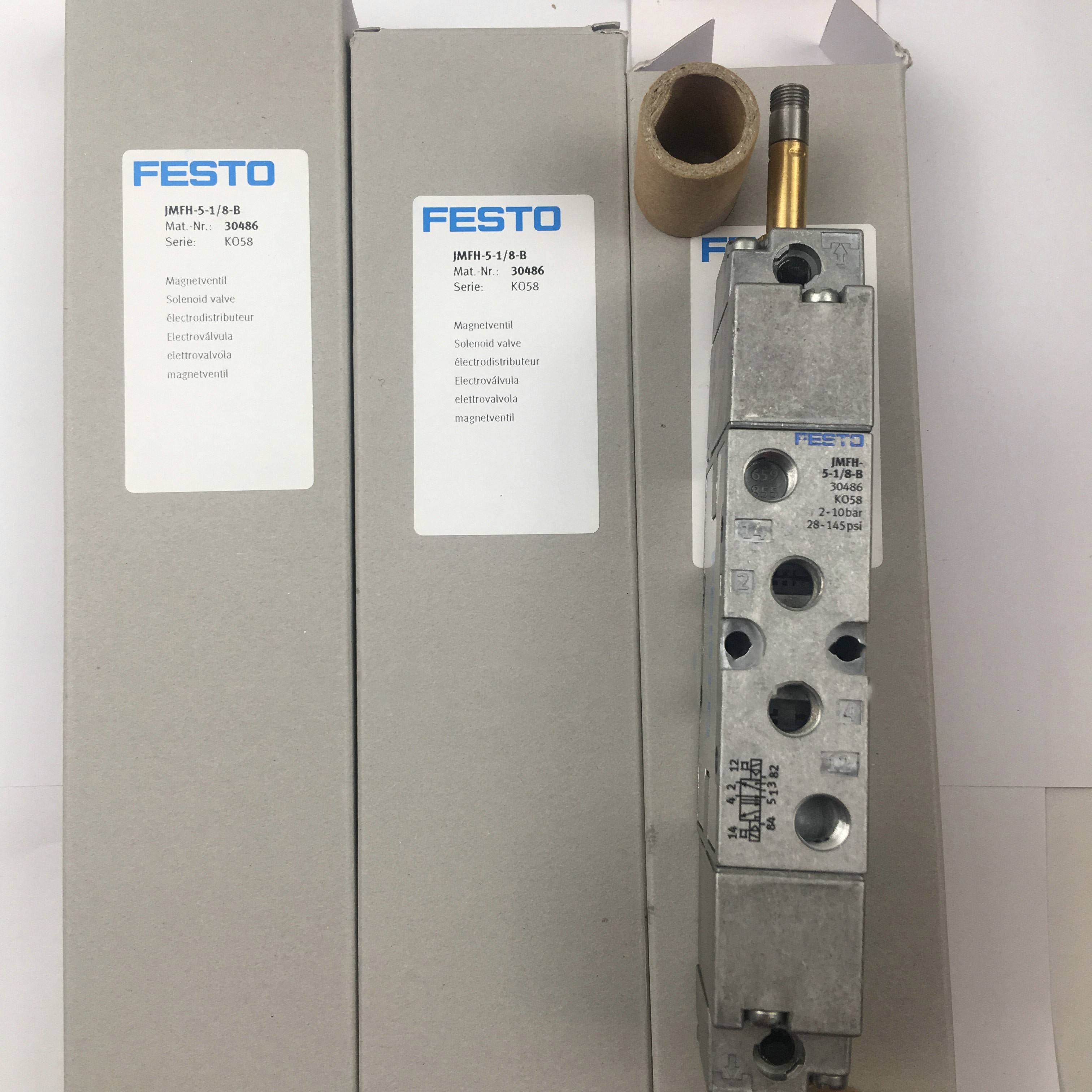 德国FESTO电磁阀JMFH-5-1/8-B 30486 8820 19789 19790全新正品