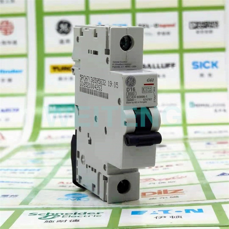 13年老店 美国GE通用电气 G61 D16A 230/400V单相空气开关 674767
