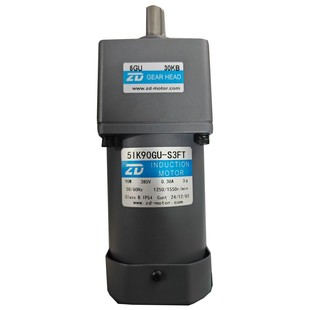 5GU30KB S3FT 90W三相380V交流减速电机马达 5IK90GU 中大