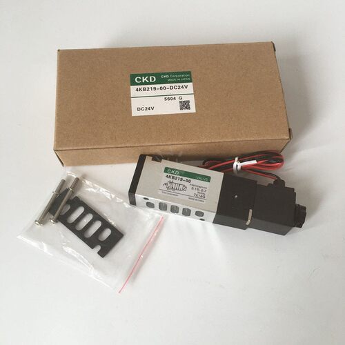 包邮气动元件CKD电磁换向阀4KB219-00-D24板式安装AC220V DC24V