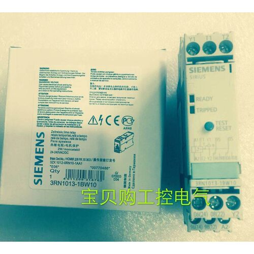 原装SIEMENS热敏电阻保护继电器3RN1013-1BW10 3RN1012-1CB00现货