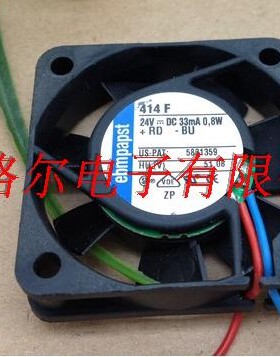 414F 414F/2 24V 0.8W 3线 原装正品德国进口 4CM 变频器散热风扇