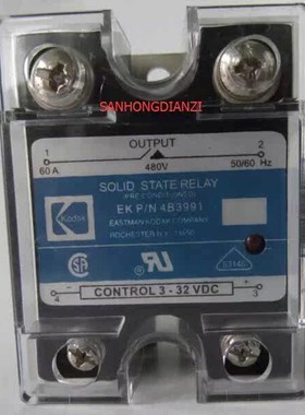 柯达KODAK固态继电器EK P/N 4B3991 60A(80A,100A,120A,150A,200)