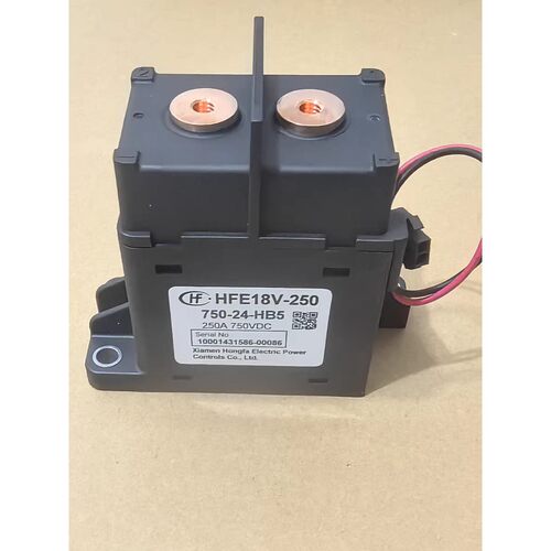 宏发高压直流接触器HFE18V-250 750-24-HB5线圈24V触点750V250A