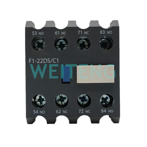 Nader上海良信 F1-22DS/C1接触器辅助触头专用模块2NO常开2NC常闭